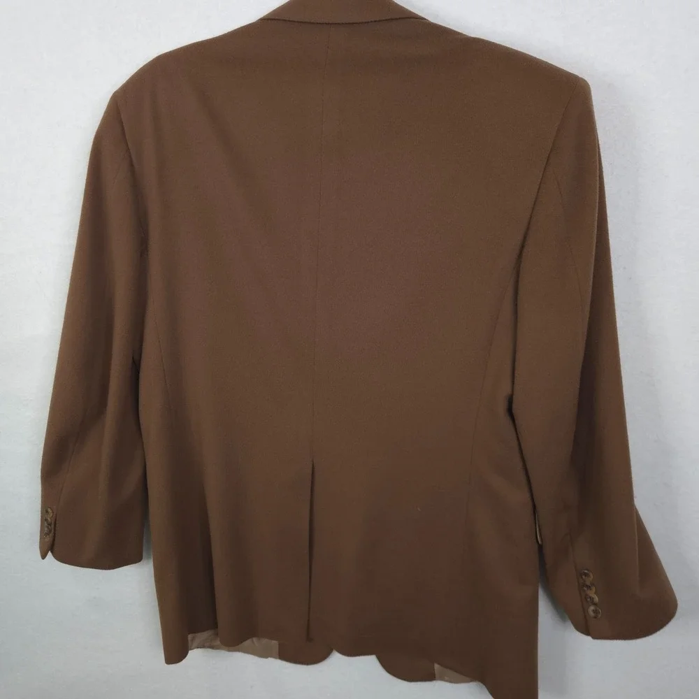 Vintage John W Nordstrom Loro Piana 100% Cashmere Sport Coat Men 42L Brown USA